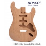 HOSCO 2 PCS Alder Strat Maple Guitar Kit